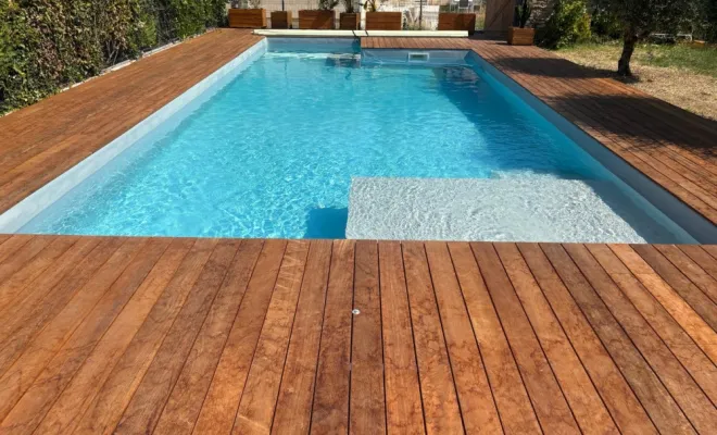 Rénovation d'une piscine de 12 x 5 m avec pose d'un pvc armé